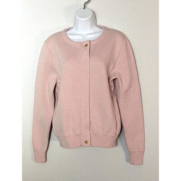 J. Crew  Pink wool Cardigan/jacket M - Picture 1 of 8
